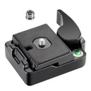 Quick Release QR Plate Clamp Adapter for Manfrotto 200-PL14 RC2 DSLR Tripod