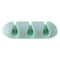 Mini Adhesive Ethernet Charging Data Earphone Cable Organizer Tool(Green)