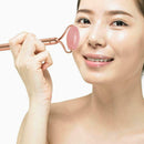 Double Heads Facial Massage Roller Jade Stone Body Skin Relaxation Lifting Tool