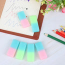 6Pcs Colorful Jelly Rubber Eraser Pencil Erasers for Kids School StationaryJC Hn