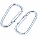 Carabiner Spring Clip Snap Clasp Hook 45mm Carabina Keychain Camping,20pcs  K9P8