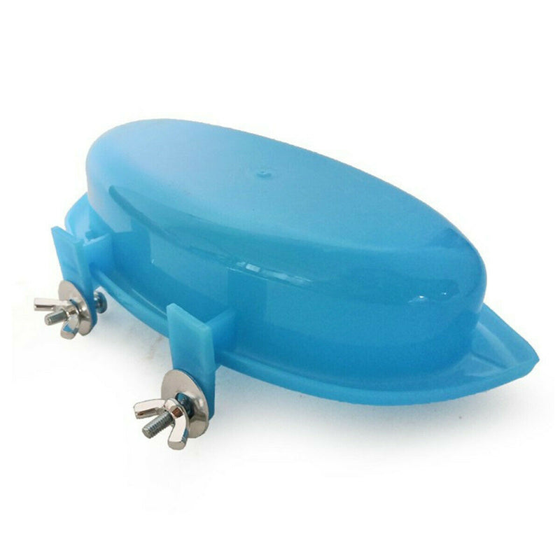 1pc Bird Water Bath Tub For Pet Bird Cage Hanging Bowl Parrots Parakeet Birdbath