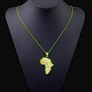 Men Charm Metal .African Africa Map Pendant Necklace Chain Gift Gol Gift Al W8E2