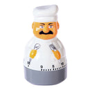 Multifunctional Practical Kitchen Timer Alarm Clock Cartoon Chef Design Hom W4Z7