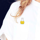 Chemical Lab Experiment Pin Brooch Clothes Lapel Backpack Badges (Style 1) A
