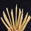 10pcs Clay Sculpting Set Wax Carving Pottery Tools Shapers Polymer Modeling T9T2