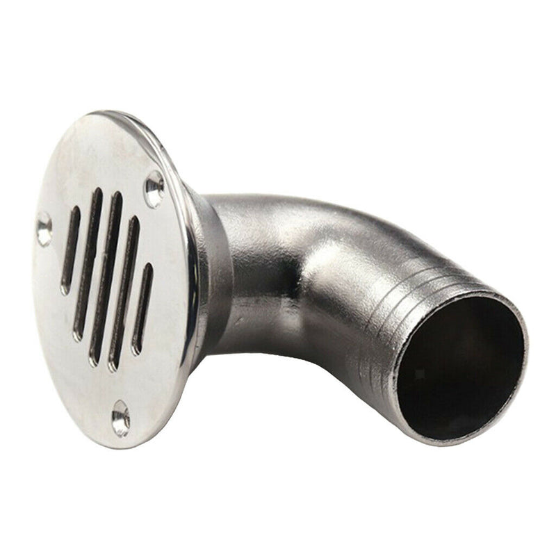 316 Stainless Steel 90 Degree Elbow Floor Drain Thru Marine Heavy Duty