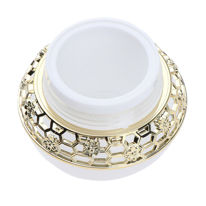 Low Profile 1 Oz Jar Acrylic Empty Cosmetic Containers for Sugar Scrub, Powder,