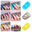 4PCS Silicone Guitar Thumb Bass Finger Picks Protector Plectrum Anti-Scalding D