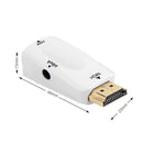 1080P HDMI Male to VGA Female Adapter Video Converter with Audio Output N3  V2L9