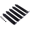 5pcs/lot Black metal slot covers dust filter blanking plate for PCI Gw