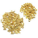200 Sets 6x8mm Round Double Cap Rivets Leather Craft Stud DIY Repair Tools