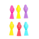 6PCS Silicone Bird Wine Glass Mark Wine Glass Recognizer Cup Distinguisher D_kz