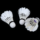 3St Badminton Natural spring ball with real feathers White spring ball P Gw