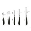 Professional 5pcs Plastic Mix Palette Scraper Set Spatula for Oil Painting