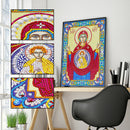 5D DIY Special Shaped Diamond Painting God Cross Stitch Mosaic Craft Kit