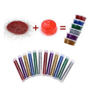 22pack Slime Making Kits Supplies,Fishbowl Beads,Foam Balls,Glitter Jars,Fr