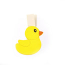 Yellow Duck Chicken Cartoon Wood Clip Photo Paper Pegs Clothespin Craft JR