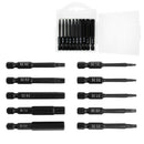 2X(10Pcs Wrench Drill Bit Set Magnetic Tips Quick Release Shank For Easy At