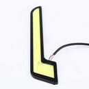 2x White Car LED Daytime Running Light DRL COB Strip Fog Lamp Super Bright 12V