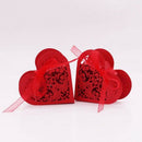 Lot of 20 Candy Box Heart Candy Paper Box Gift Box for Wedding Party - Red F2Y5