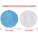 16 Packs Car Polisher Pad Bonnet Set(5 To 6 Inches) Including 12 Packs Micr H9L3