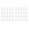 40pcs Sturdy Steady Ceramics Plate Bowls Samples Easel for Closet Rack