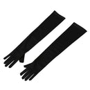 Pair of Sexy Long Gloves Black 50cm EMO PUNK party