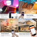 B22 Smart LED Light Bulb 6W WiFi RGB Color Changing App Control for Alexa/Google