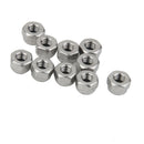 10Pcs M3 Stainless Steel Collar Insert Self-lock Nuts Bolts Screws