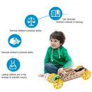 Fun Creative DIY Wood Car Materials Kit Early Education Assembly Toys