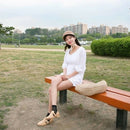 Summer Handmade Bags Women Pompon Beach Weaving Ladies Straw Bag Wrapped Be U5L7