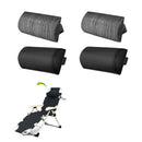 4Pcs Tessforest Head Cushion Headrest For Beach Garden Folding Recliner