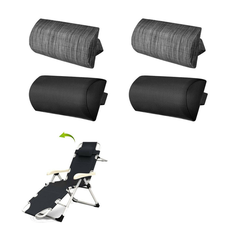 4Pcs Tessforest Head Cushion Headrest For Beach Garden Folding Recliner