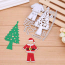 Christmas Set Cutting Dies Stencils Scrapbook DIY Craft Album Paper Card