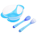 Non Spill Feeding Toddlers Suction Bowl 6pcs Tableware Set with Spoon Fork
