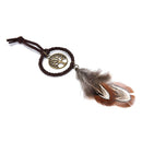 Boho Key Chain Ring Metal Feather Tassels Dream Catcher Keyring Keychain ME