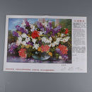 Creative Colorful Flower Ribbon Embroidery Kit Cross Stitch Painting Needle
