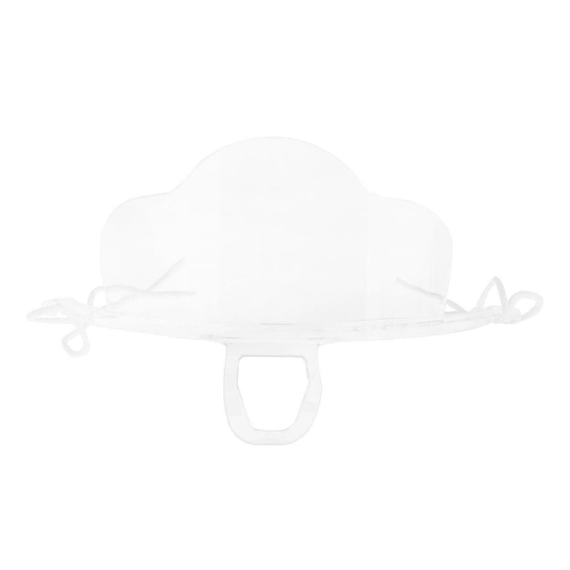 10 PCS Clear Plastic Anti-fog Mouth Shield Restaurant Hotel Food Sanitary Tools