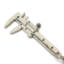 Useful Mini Vernier Caliper Tool Pendant Slider Slides Keyring Key Chain 10