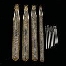 4 Sizes Large Chunky Crochet Hooks Needle with Big Eye Needle Knitting Tools