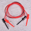 2pcs Multimeter electrical testing dual smd IC test hook lead cable 1M JR