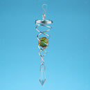 4x 4-color Crystal Wind Spinner Sun Catcher Hook forTree House Multi-color
