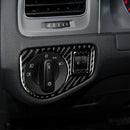 Headlight Switch Button Carbon Fiber Stickers For Volkswagen Golf 7 Gti Mk7