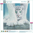 Tiger Painting 5D Diamond DIY Embroidery Cross Stitch Kit Home Gift Decor