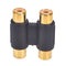 Double 2 x RCA Phono Coupler Female to Female Audio Video Connector Adaptor G ES