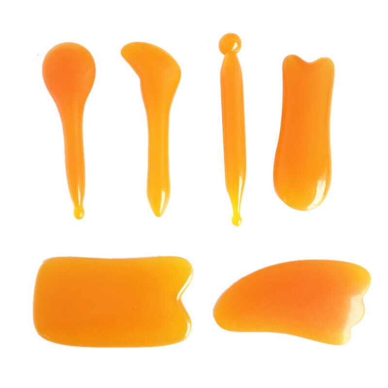 Chinese Gua Sha Scraping Massage Tools Kit Hand Made Guasha Scraper Board f Z1S9