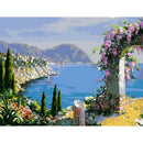Painting By Numbers Kit DIY Sea Canvas Oil Wall Picture Artworks Home Decor