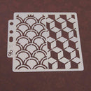 DIY Fondant Coffee Stencils Cake Decorating Spray Mold Scrapbooking Decoration