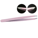 Useful professional eyebrow tweezers hair beauty slanted stainless steel twee BX
